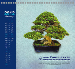 AAA Consultants_Desk Calendar_2012, Design by Probir Chakravarty artndesignbd, artndesign, ArtnDesign, ArtnDesignbd, Art n Design, Art Direction, Creative Design, Probir Chakravarty, Graphic Design, Desk Calendar.