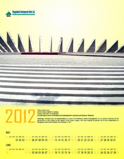 BDBL_Wall Calendar 2012_May-Jun, Design by Probir Chakravarty artndesignbd, artndesign, ArtnDesign, ArtnDesignbd, Art n Design, Art Direction, Creative Design, Probir Chakravarty, Graphic Design, Wall Calendar.