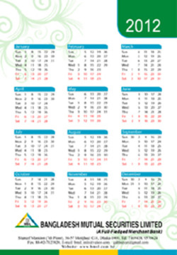 BMSL_Desk Calendar_2011, Design by Probir Chakravarty artndesignbd, artndesign, ArtnDesign, ArtnDesignbd, Art n Design, Art Direction, Creative Design, Probir Chakravarty, Graphic Design, Desk Calendar.