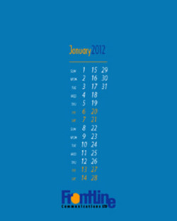 Frontline_Desk Calendar_2012, Design by Probir Chakravarty artndesignbd, artndesign, ArtnDesign, ArtnDesignbd, Art n Design, Art Direction, Creative Design, Probir Chakravarty, Graphic Design, Desk Calendar.