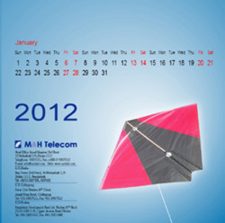 M&H Telecom_Desk Calendar_2012, Design by Probir Chakravarty artndesignbd, artndesign, ArtnDesign, ArtnDesignbd, Art n Design, Art Direction, Creative Design, Probir Chakravarty, Graphic Design, Desk Calendar.