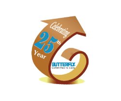 Celebrating 25th Year of Butterfly, Logo Design by Probir Chakravarty Art n Design, ArtnDesign, artndesignbd, artndesign, Logo Design, Probir Chakravarty, Butterfly, Celebrating 25th Year.
